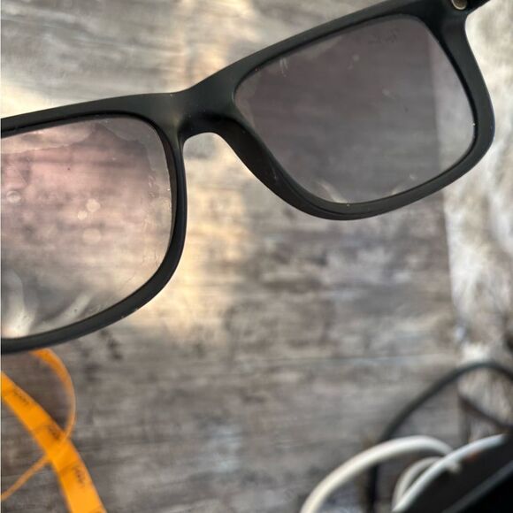 Ray-Ban Polarized Sunglasses Justin Gradient glasses y2k eyewear accessory frame - Picture 3 of 9